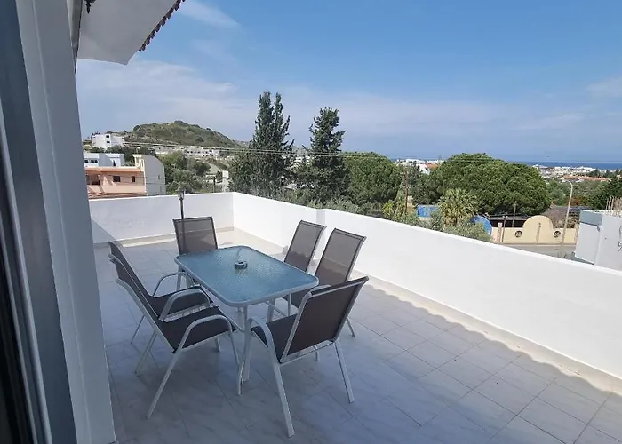 Arocaria In With Garden , Mountain And Sea View Faliraki