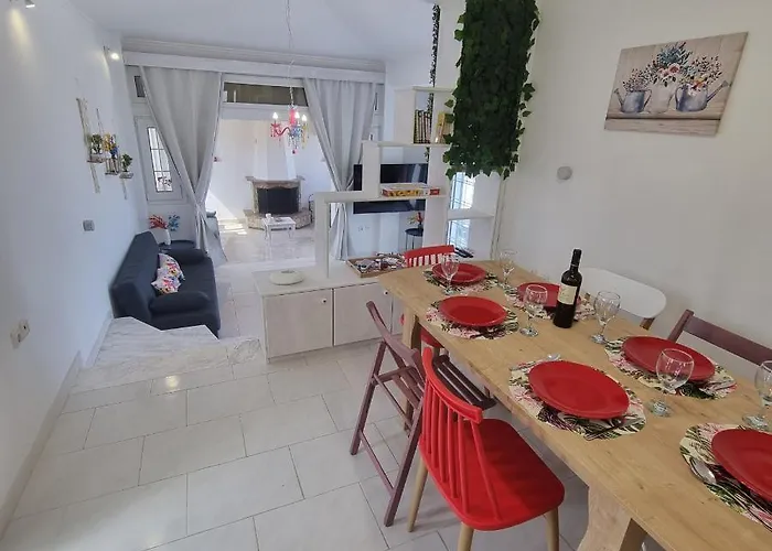 Arocaria In With Garden , Mountain And Sea View