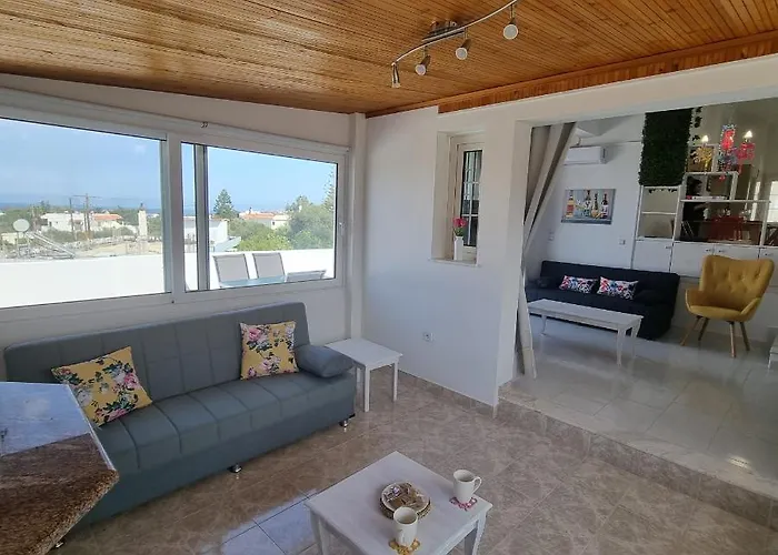 Arocaria In With Garden , Mountain And Sea View Lejlighed Faliraki